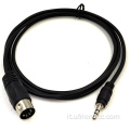 PVC Stereo Audio da 3,5 mm jack a cavo DIN